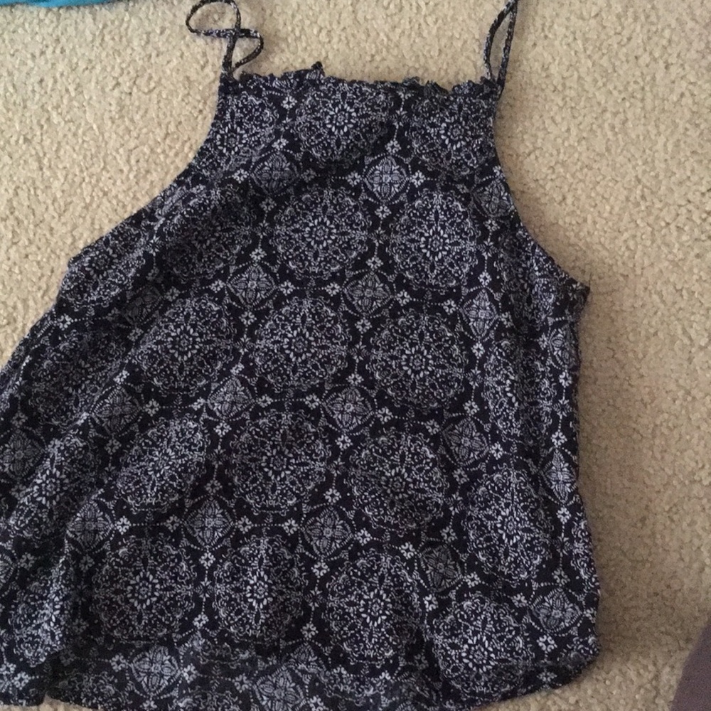 Black and white tank from Target!